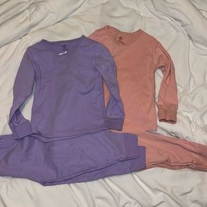 NWOT Toddler girl thermal set